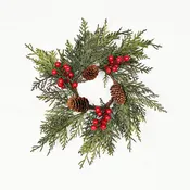 3.5" Ring with Red Berries