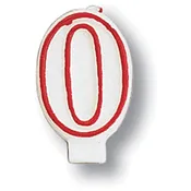 "0" Numeral Candle