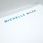 MEMO LUCITE — a little card company