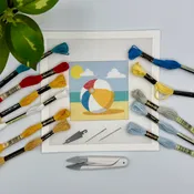 Beach ball Needlepoint Kit