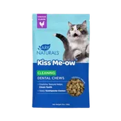 Ark Naturals Kiss Me-ow Cleaning Chicken Flavor Dental Chews for Cats 3 oz