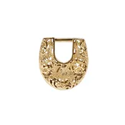 Blumera Simurgh & Hummingbirds Brass Mini U Horseshoe Clutch | Met Gala