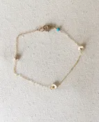 Gold Disc Anklet