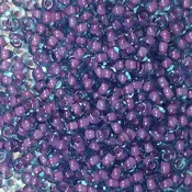 0003 - Auqa Purple Lined - Size 6/0