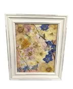8X10 PRESSED FLORAL DESIGN