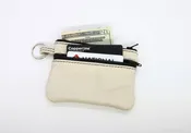 Double Zipper Pouch w/ Key Ring