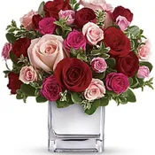 Teleflora's Love Medley Bouquet with Red Roses