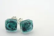 Glass Post Earrings - Solid colors