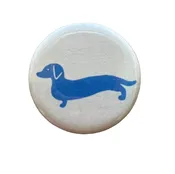 1.25" Button - Folk Art - Dachshund (Three Pack)