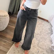 Black Wide Leg Jeans 29”