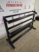 3 Tier Black Dumbbell Rack