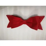 12" Red Velvet Bow