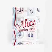 Alice in Wonderland Art Novel, "Wonderful Curiosities" Art Cover