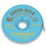 Chemtronics 75-2-10 Solder Wick, Unfluxed, 0.06"x 10 ft Roll, #2, Yellow Label