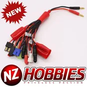 14-in-1 Charging Adapter (Deans, Tamiya, EC3, Traxxas & More) # NZ0091