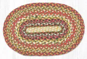 Jute Oval Swatch, Honey/Vanilla/Ginger