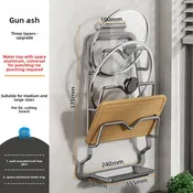 Cutting Board Holder Stand | Vertical Kitchen Storage Organizer