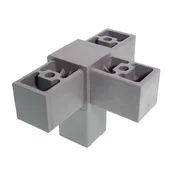 1.5″ 4-Way Corner Connector