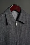 Cable Knit Luxury Wool Bomber