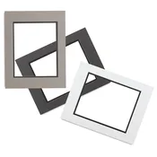 0.060" Black Core Double Mats :  20 X 24  For 16  X 20 Artwork