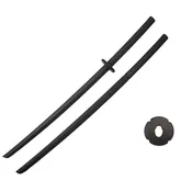 40" Black Hard Foam Samurai Practice Sword