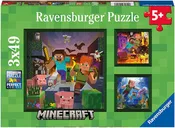 05621 Minecraft Biomes - 3 x 49 Piece Puzzle