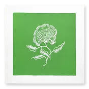Bengal Botanical No. 3 on Green