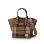 8360 Chestnut Tartan Medium Caillie Tote – A20