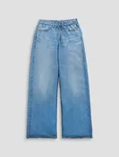 Adria Off-Duty Denim Sweatpant