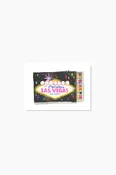7" x 5" Watercolor Souvenir Matchbook Prints - Las Vegas