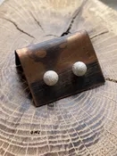 Classic Sterling Silver Stardust Stud Earrings — Modern Metalsmith