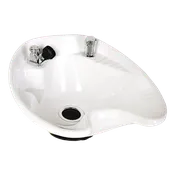 White 8700 Tilting Porcelain Shampoo Bowl