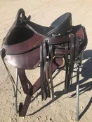 Bareback Saddle Standard Adjustable Solid Leather — Australian Stock Saddle Company By Colin Dangaard Inc.