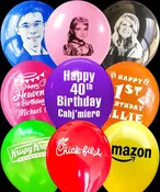 Custom Balloons with Logo, Text, Photo