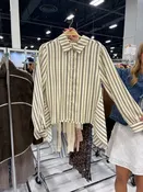 Asymetrical Striped Top