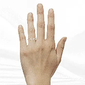 2.92 Carats Cushion-cut Diamond Half-Way Eternity Band in Platinum (F-G / VS)