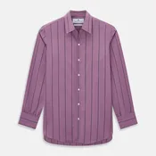 Antique Pink Track Stripe Windsor Shirt