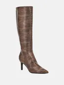 Anorra Croc-Embossed Tall Boots