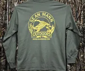 Sean Mann Outdoors Logo Long Sleeve Tee Shirt- In 6 COLORS !!!