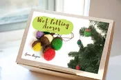 DIY Wet Felting Acorn Kit – Beginner Craft Kit with Assorted Color Wools