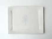 Winter Tree Plate – White