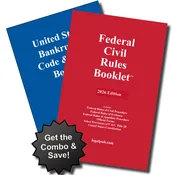 2026 Combo: Federal Civil Rules Booklet + U.S. Bankruptcy Code & Rules Booklet