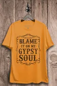 Mustard Blame It On My Gypsy Soul Graphic Top