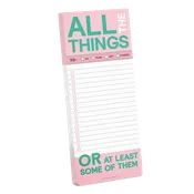 All The Things Make-A-List Pad