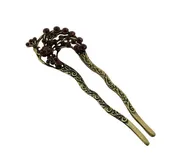 Amethyst Hair Pin