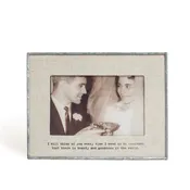 “I will think of you…” 4×6 Picture Frame