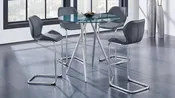 5 Piece Dining Room Set (D1503BT + D1446BS-GR)