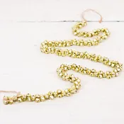 4ft. Jingle All The Way Gold Bell Garland