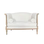 18th Century French Directoire Settee – Antique Beechwood Two-Seater Sofa
