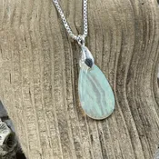 2 CT Australian Mintabie Opal Necklace